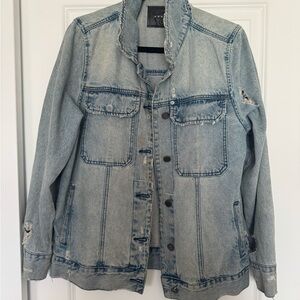 Blank NYC Distressed Denim Jacket
